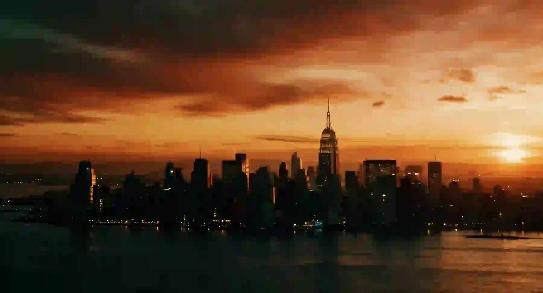 Carrier-grade coverage across a city at dusk